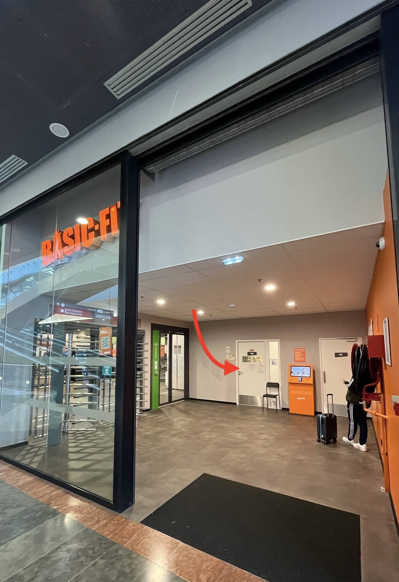 Entrée du cabinet d’ostéopathie de Gebrayel TAYANE